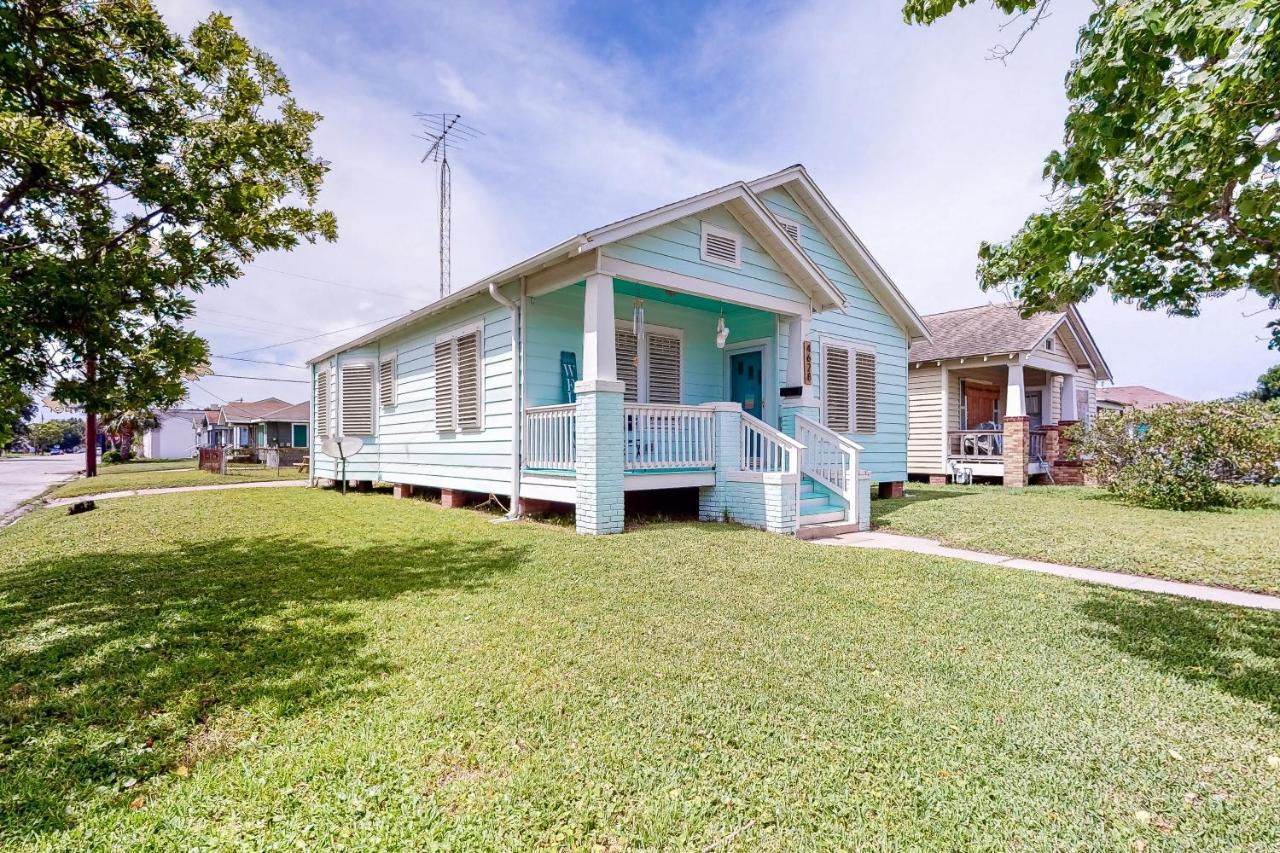 Sea Glass Cottage Galveston Exterior foto